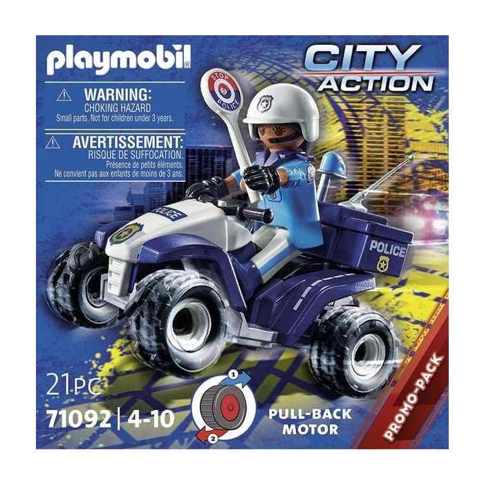 Policía speed quad playmobil city action 5 Policía speed quad playmobil city action 5