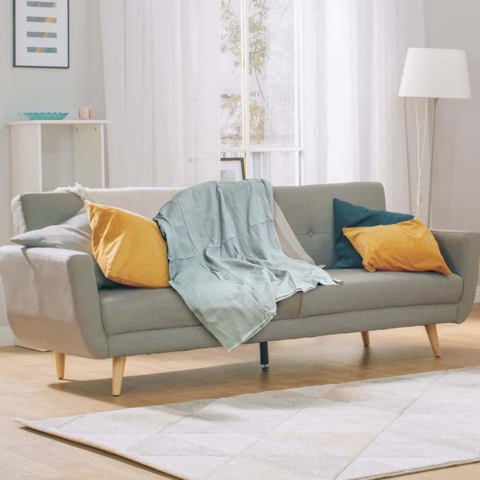 Home Deco Factory Manta de Algodón Verde 120x150 cm Suave y Ligera 100% Algodón 4