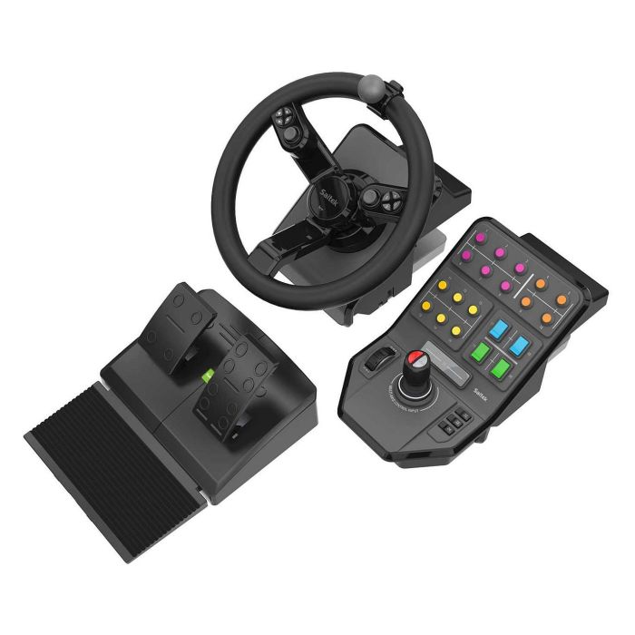 Logitech G Farm Sim Controller Tractor Simulador Volante Pedales Panel Control Agrícola