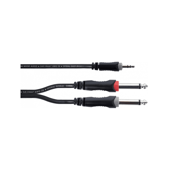 Cable Y Mini-Jack Estéreo / 2 Jacks Mono 5 M 3 Cable Y Mini-Jack Estéreo / 2 Jacks Mono 5 M 3