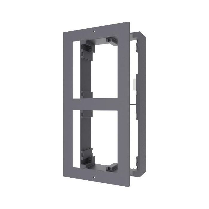 Hikvision Marco Montaje Superficie para 2 Módulos de Panel Exterior de Estación de Puerta Modular para Videoportero