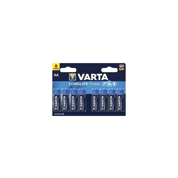 Varta 4906121418 Pilas Alcalinas LR06 AA Longlife Power Pack de 8uds