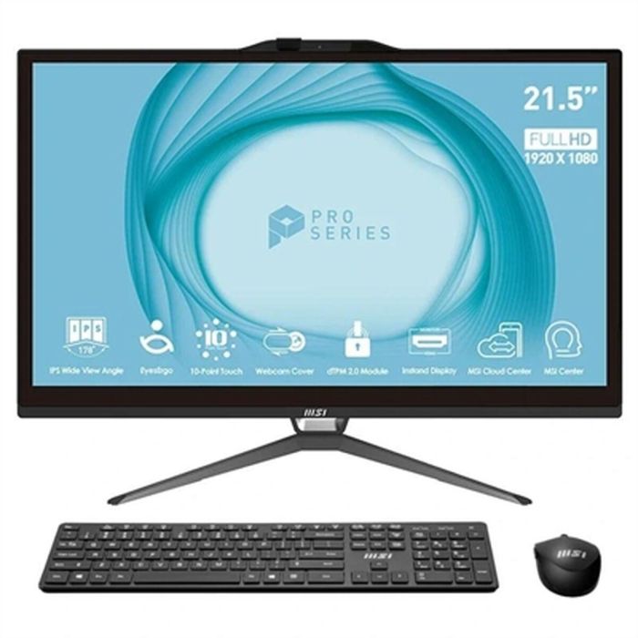 MSI AP222T-226ES Ordenador All in One Intel Pentium G7400 4GB RAM 128GB SSD FreeDOS 21.5" Negro 0 MSI AP222T-226ES Ordenador All in One Intel Pentium G7400 4GB RAM 128GB SSD FreeDOS 21.5" Negro 0