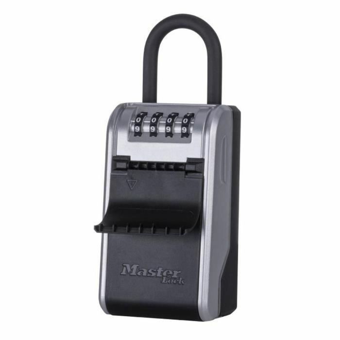 Master Lock MAS3520190945327 Caja de llaves exterior con asa, Nuevo diseño, Gran Capacidad, Alta Seguridad, 19,6x7,6x5,6 cm