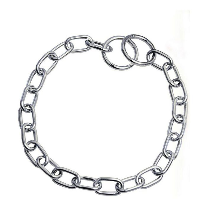 Collar para Perro Hs Sprenger Plateado 3,4 mm Eslabones Corto (60 cm) Collar para Perro Hs Sprenger Plateado 3,4 mm Eslabones Corto (60 cm)