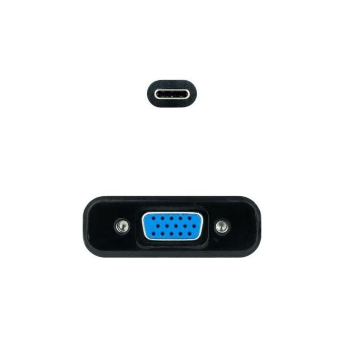 Nanocable 10.16.4101-BK Conversor USB-C Macho a VGA Hembra, USB 3.1, 10cm, Negro, 1920x1200@60Hz para MacBook Pro, Chromebook 1 Nanocable 10.16.4101-BK Conversor USB-C Macho a VGA Hembra, USB 3.1, 10cm, Negro, 1920x1200@60Hz para MacBook Pro, Chromebook 1