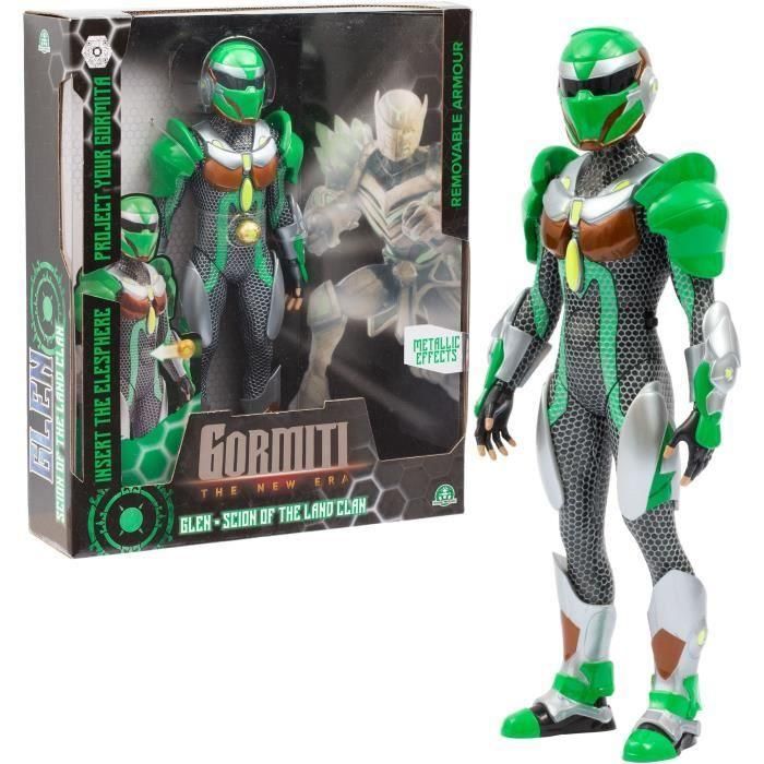 Figura articulada - GORMITI - Scion con proyector de Tierra - Glen - 27 cm - a partir de 4 años - GRV054 2 Figura articulada - GORMITI - Scion con proyector de Tierra - Glen - 27 cm - a partir de 4 años - GRV054 2