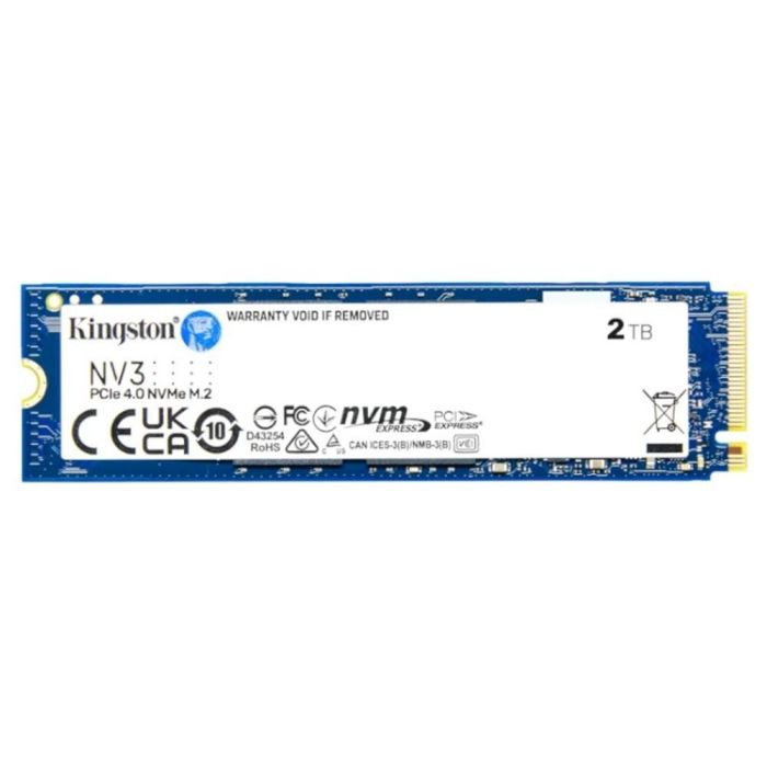 Kingston Technology NV3 2 TB PCI Express 4.0 3D NAND Kingston Technology NV3 2 TB PCI Express 4.0 3D NAND