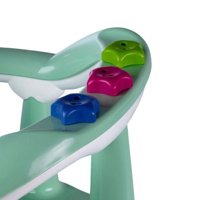 Flotador de baño para niños THERMOBABY AQUABABY Verde Celadon - Juguete azul - Hecho en Francia 4