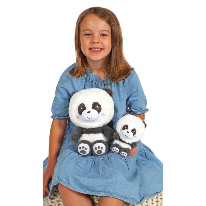 Peluche Panda Hoody Pets - GIPSY TOYS - 24 cm 3 Peluche Panda Hoody Pets - GIPSY TOYS - 24 cm 3