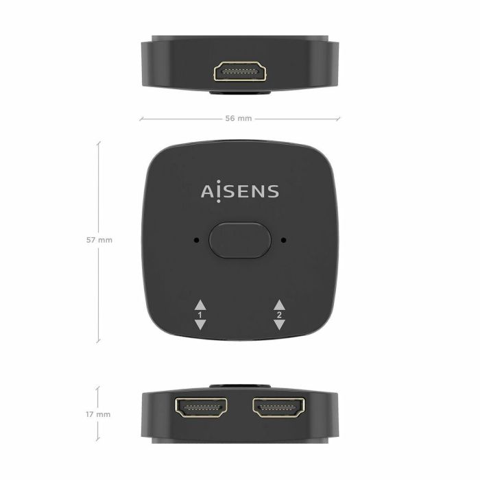 Switch HDMI Aisens A123-0948 2 Switch HDMI Aisens A123-0948 2