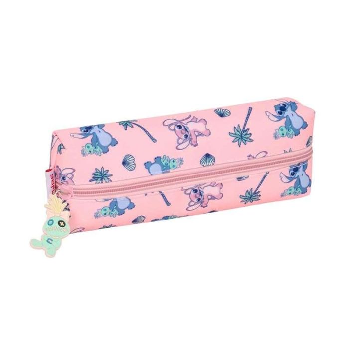 Safta Bolso Estuche Escolar Portatodo Rectangular Stitch Beach con Goma Elástica 22cm y 1 Cremallera 40x70x220 mm Safta Bolso Estuche Escolar Portatodo Rectangular Stitch Beach con Goma Elástica 22cm y 1 Cremallera 40x70x220 mm