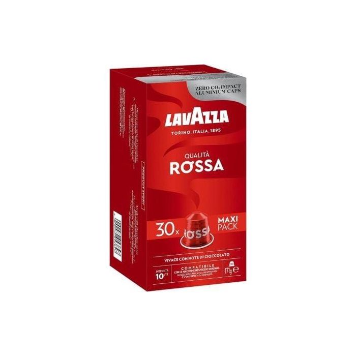 Cápsula Lavazza Qualitá Rossa para cafeteras Nespresso/ Caja de 30 Cápsula Lavazza Qualitá Rossa para cafeteras Nespresso/ Caja de 30