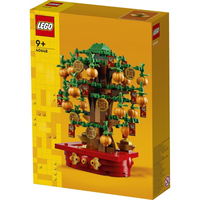 LEGO Árbol del Dinero (40648) - Kit de Construcción para Niños a Partir de 9 Años con 20 Mandarinas, 14 Sobres Rojos y 10 Monedas 9