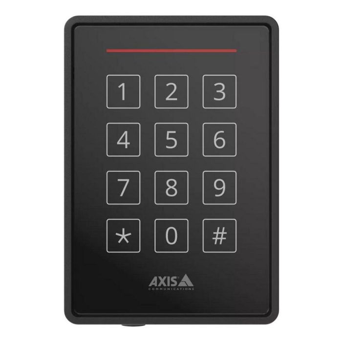 Axis A4120-E - Lector de Tarjetas RFID con Teclado Táctil para Control de Acceso, IP66 IK07 13.56MHz OSDP SCP 1
