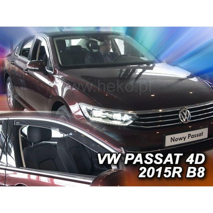 Deflector de viento HEKO HO31001 VOLKSWAGEN PASSAT (B8) SEDAN/VARIANT 2 Piezas 4 Deflector de viento HEKO HO31001 VOLKSWAGEN PASSAT (B8) SEDAN/VARIANT 2 Piezas 4