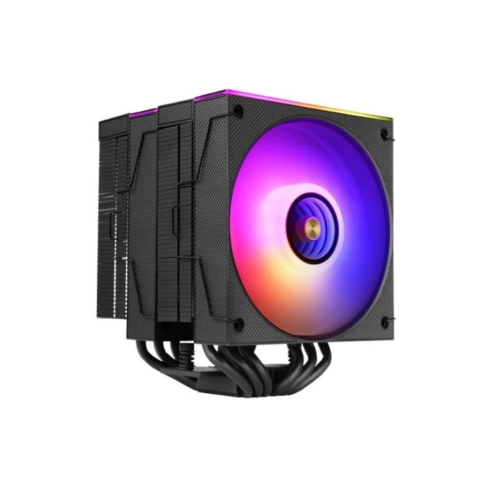 Mars Gaming MCPU-X26 Disipador CPU Dual Tower con 2 Ventiladores ARGB Infinity Mirror, 6 Heatpipes HCT, Hasta 350W TDP, Compatible con Intel LGA 1851/1700 y AMD AM5/AM4 1