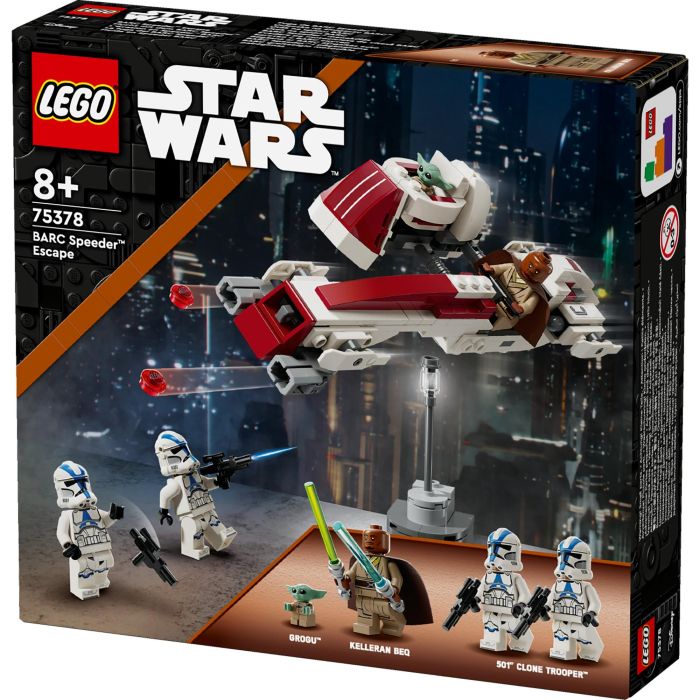 LEGO 75378 Star Wars Huida del Speeder BARC Mandaloriano, Juego de construcción 8