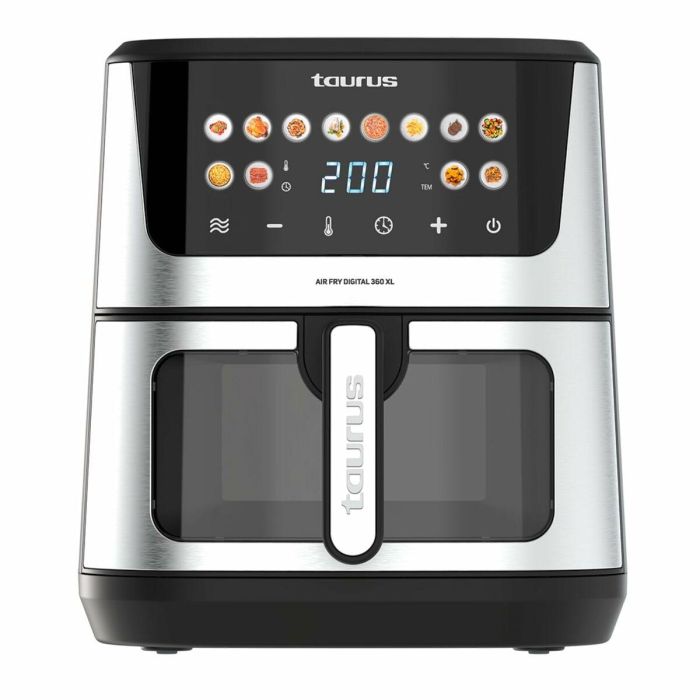 Freidora de Aire Taurus AIR FRY 360XL Negro 2100 W 8 L 0 Freidora de Aire Taurus AIR FRY 360XL Negro 2100 W 8 L 0