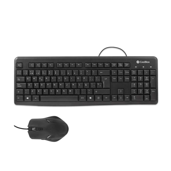 COMBO TECLADO/RATON COOLBOX KTR-01U USB NEGRO 2