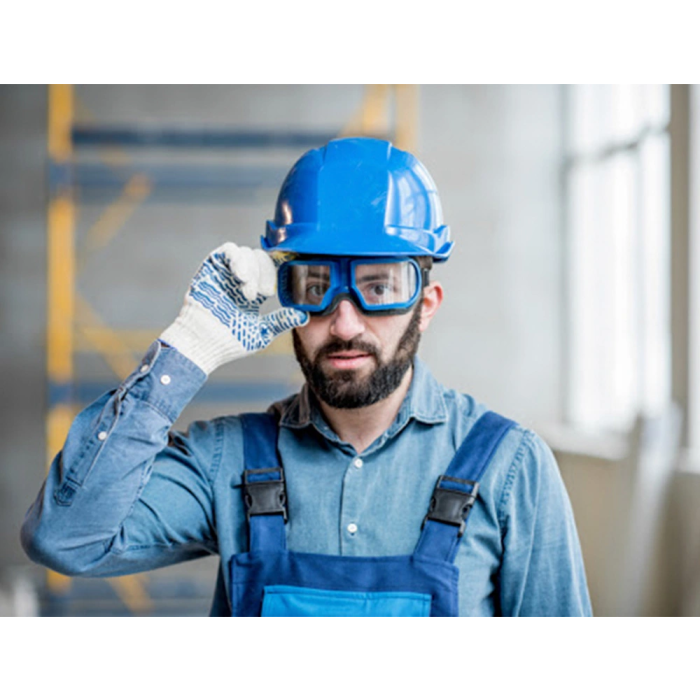 Archivo 2000 Señal Obligatorio Uso de Gafas PVC Azul Luminiscente 210x297 mm 3