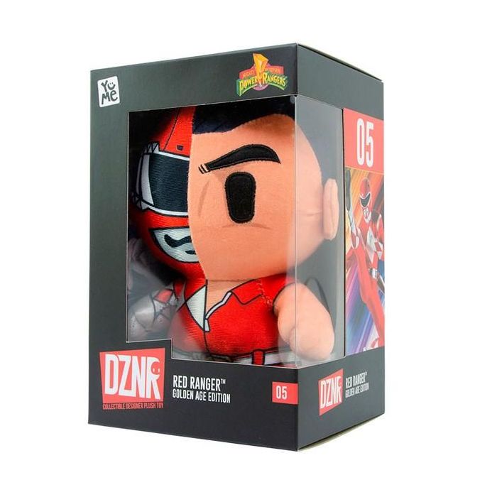 Bizak Peluche Power Rangers Rojo - Líder del Escuadrón, 18 cm, Licencia Oficial 2