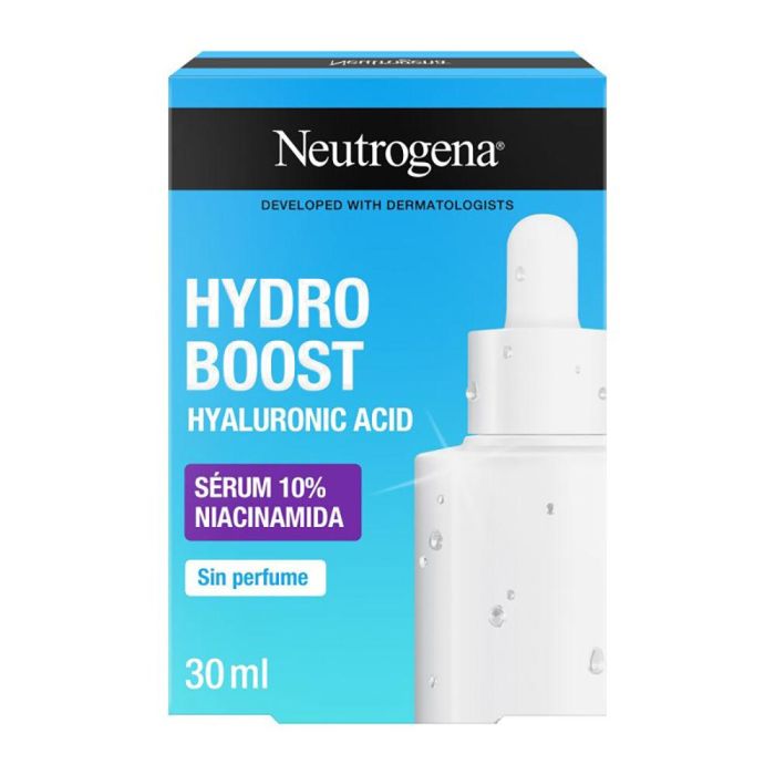 Neutrogena Hydro Boost Sérum 10% Niacinamida + Ácido Hialurónico, Textura Piel, Luminosidad, Hidratación, 30 ml 1 Neutrogena Hydro Boost Sérum 10% Niacinamida + Ácido Hialurónico, Textura Piel, Luminosidad, Hidratación, 30 ml 1