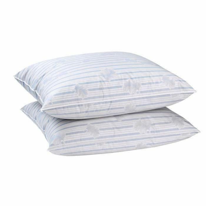 Blanreve Juego de 2 Almohadas de Plumas 100% Reales 60x60 cm - Confort Suave, Fabricación Francesa 1 Blanreve Juego de 2 Almohadas de Plumas 100% Reales 60x60 cm - Confort Suave, Fabricación Francesa 1