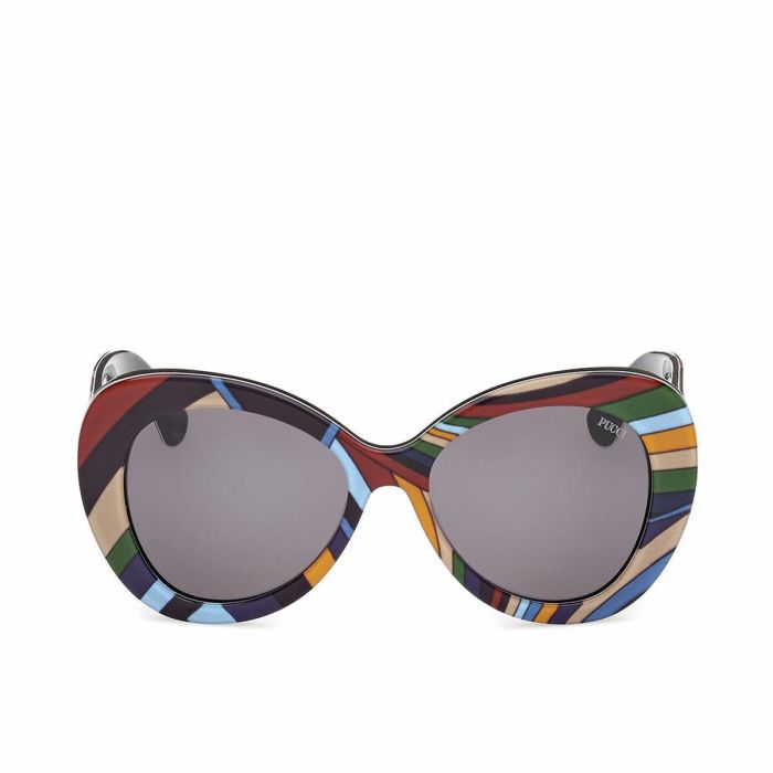 Emilio Pucci EP0232 99A Gafas de Sol para Mujer, Montura de Acetato, Forma Redonda, 140 mm