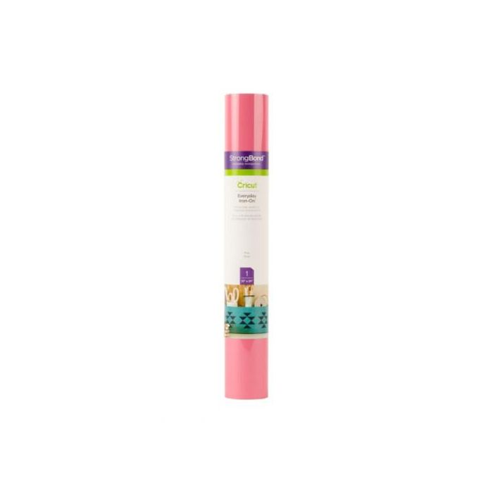 Cricut 2007705 Rollo de vinilo de termotransferencia liso, Rosa, 305 mm x 610 mm 2 Cricut 2007705 Rollo de vinilo de termotransferencia liso, Rosa, 305 mm x 610 mm 2