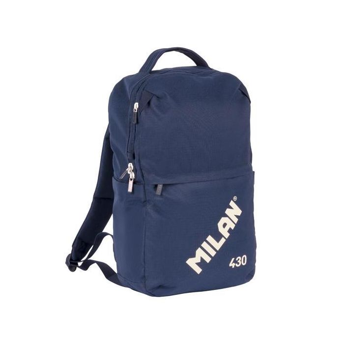 Milan 430 Mochila Urbana Compacta Antirrobo 15L con Compartimento para Portátil 14" Ideal Oficina Viajes Azul