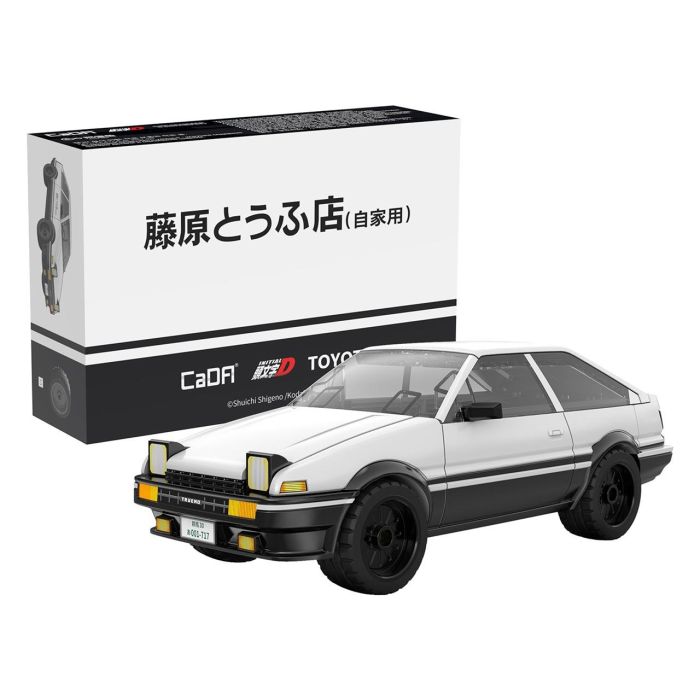 DEQUBE Toyota Trueno AE86 C55018W - Bloques de construcción Initial D, coche de control manual con doble licencia (66 piezas) 1