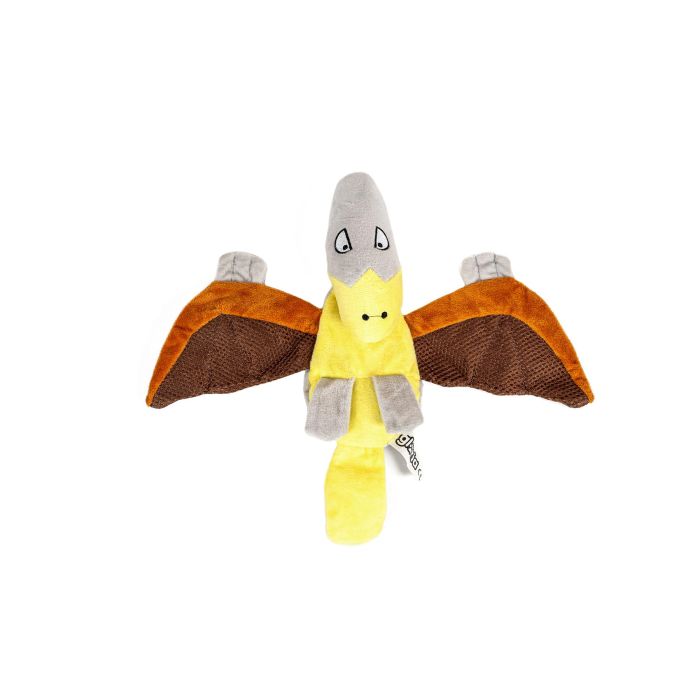 Gloria Peluche Juguete para Perro Petry Dinosaurio Interactivo con Sonido, Texturas Variadas y Poliéster Marrón 4 Gloria Peluche Juguete para Perro Petry Dinosaurio Interactivo con Sonido, Texturas Variadas y Poliéster Marrón 4