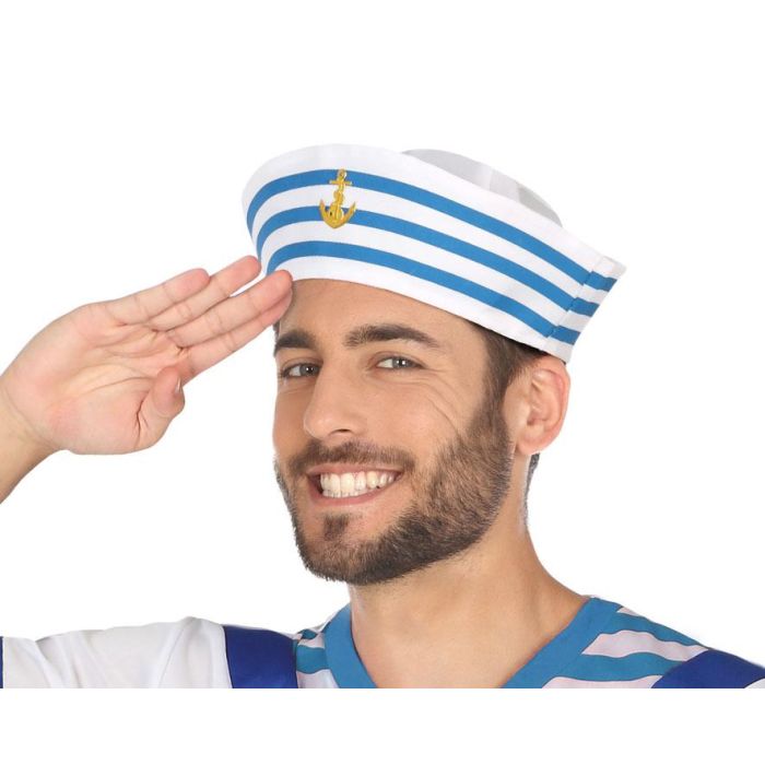 Gorro Marinero Azul Blanco