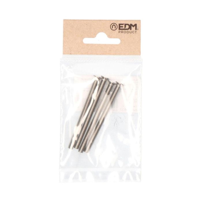 Edm Tornillo Cilindro TRN16 M5x65mm Níquel Acero Blister 4 Unidades 1 Edm Tornillo Cilindro TRN16 M5x65mm Níquel Acero Blister 4 Unidades 1