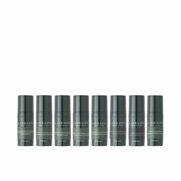 Labrains ROSACEA-AFFECTED SKIN ESTUCHE - Set Cosmética Facial 8 Productos Viaje 10ml para Piel Sensible Rosácea