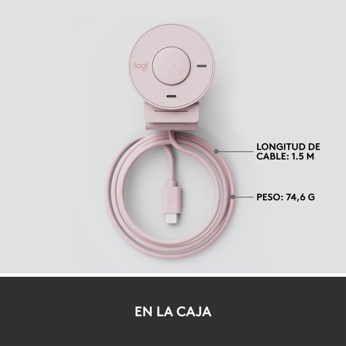 Webcam Logitech Brio 300 Rosado Full 7 Webcam Logitech Brio 300 Rosado Full 7