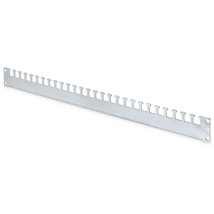 Digitus Canaleta Organizador de Cables para Armarios Rack 19" Unique+Dynamic Basic, Acero Inoxidable, Negro, 1 pieza