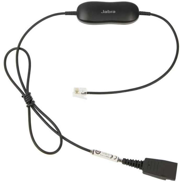 Jabra Smart Cord QD a RJ9 Recto con Switch de 8 Posiciones para Sistema Telefónico Avaya One-X Serie 96XX
