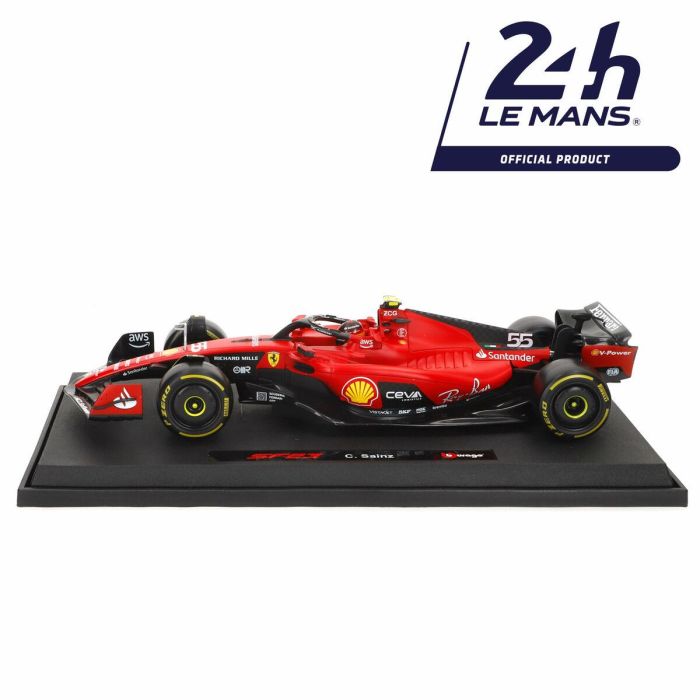 Coche Bburago Ferrari F1 Racing SF23 #55 C 1:18 4