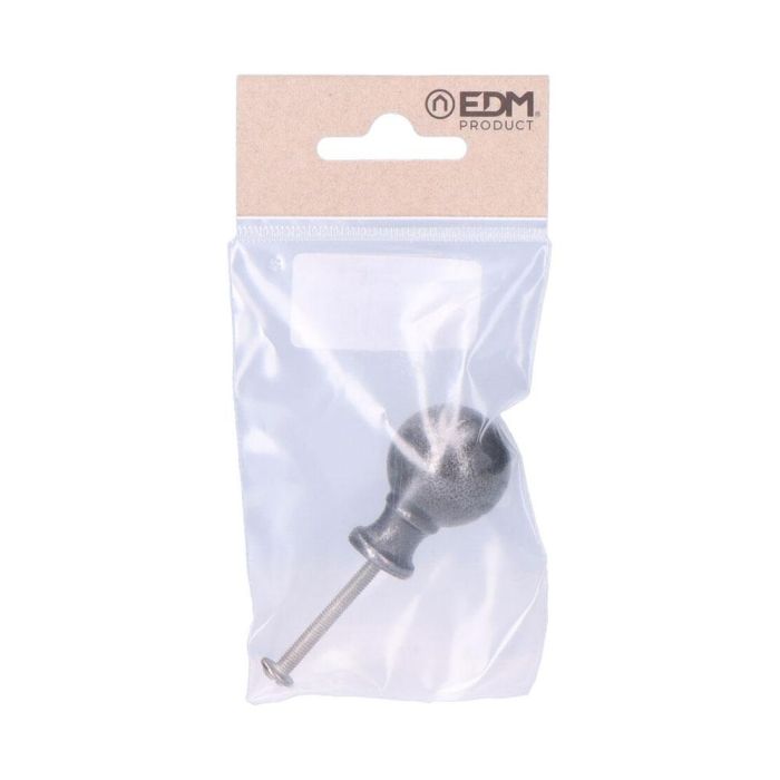 Edm Pomo Bola 25mm Hierro Níquel Mate Antiguo 1