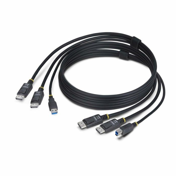 Cable adaptador Startech DDU1226-KVM-CABLE Negro 1,8 m 5