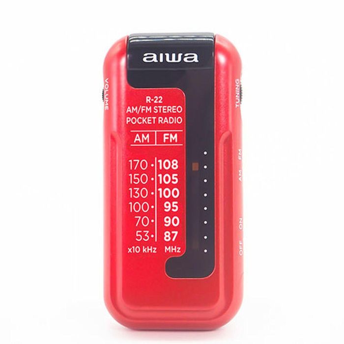 Radio Portátil Aiwa R22RD Rojo