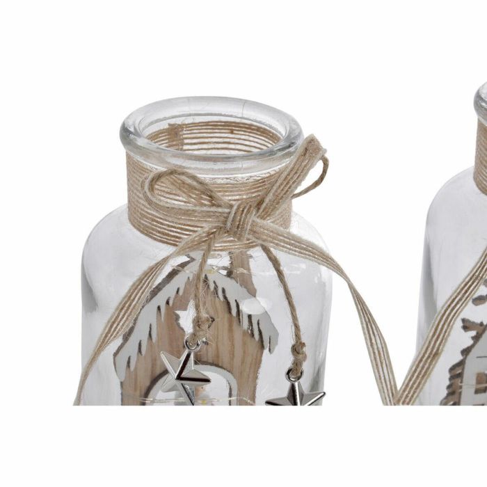 Decoracion Luminosa Navidad Moderna DKD Home Decor Natural Blanco 9 x 17 x 9 cm (2 Unidades) 1 Decoracion Luminosa Navidad Moderna DKD Home Decor Natural Blanco 9 x 17 x 9 cm (2 Unidades) 1