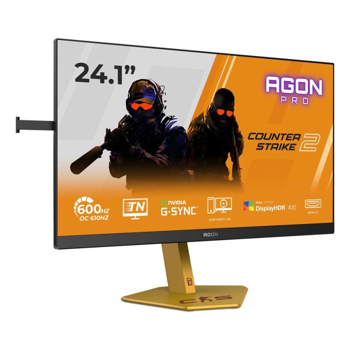 AOC Agon Pro CS24A Monitor Gaming 24 Pulgadas Full HD 165Hz 0.5ms GTG G-Sync Compatible HDR400 Resolución 1920x1080 15