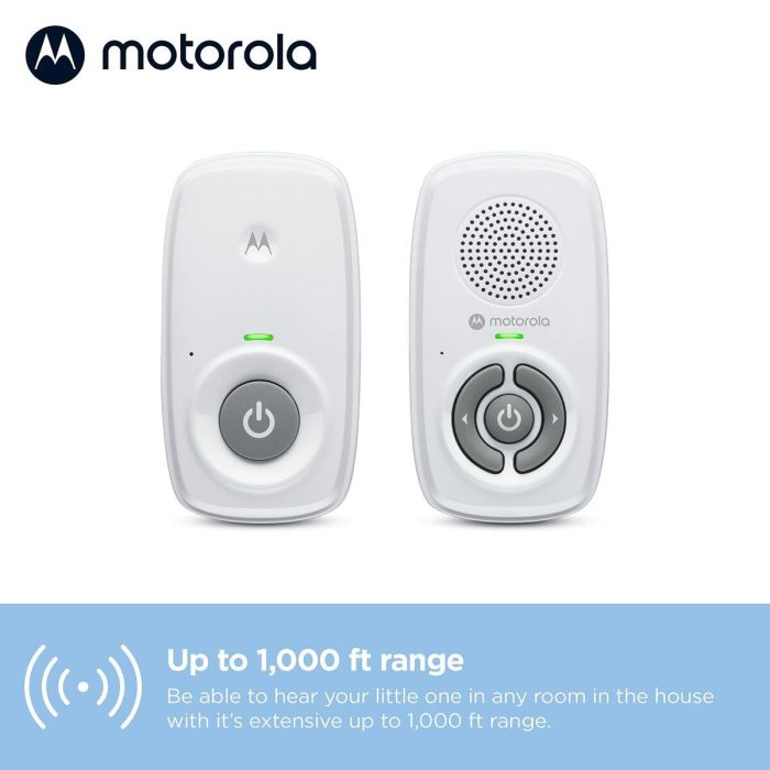 Motorola Monitor de Audio para Bebés AM21, 300 m, Blanco 8