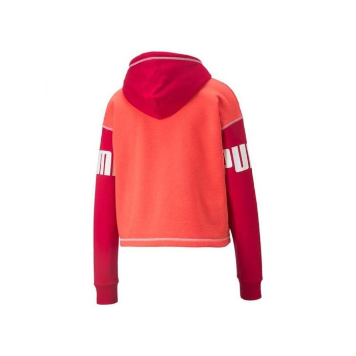 Sudadera con Capucha Mujer Puma Power Fl Rojo 1
