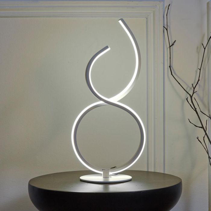 Lámpara Led Decorativa Blanca Home Deco Factory 1