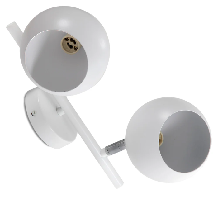 HO Aplique de Pared Selena HO-APL-GU10-007 2xGU10 (Sin Lámpara) Orientable para Tiendas y Escaparates Interior 1