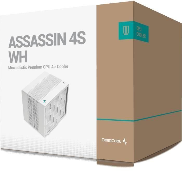 Disipador de CPU - DeepCool - ASSASSIN 4S - 140 mm - Blanco - Silencioso y eficiente 5 Disipador de CPU - DeepCool - ASSASSIN 4S - 140 mm - Blanco - Silencioso y eficiente 5